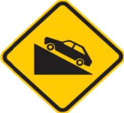 Placa de trânsito código A-20B