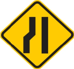 Placa de trânsito código A-21B