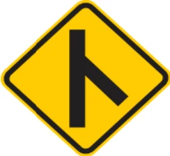 Placa de trânsito código A-13B