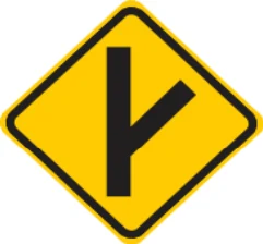 Placa de trânsito código A-10B