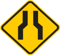 Placa de trânsito código A-21A