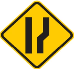 Placa de trânsito código A-21E