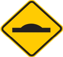 Placa de trânsito código A-18